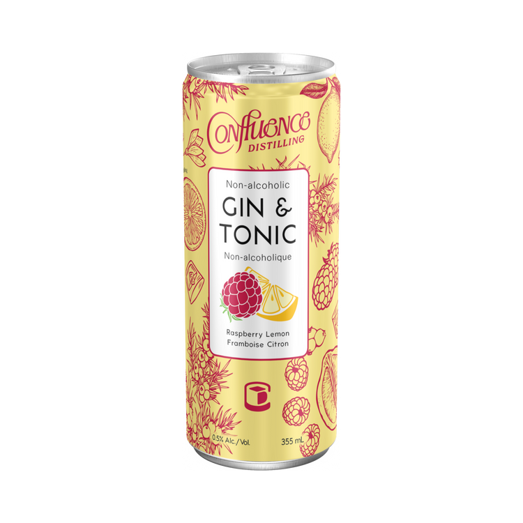 Raspberry Lemon Non-Alcoholic Gin & Tonic