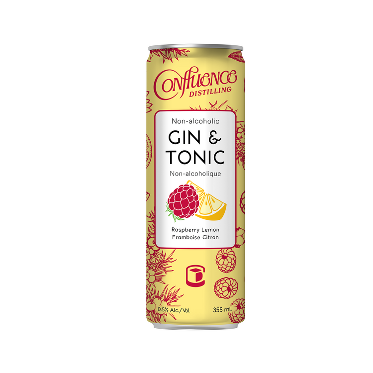Raspberry Lemon Non-Alcoholic Gin & Tonic